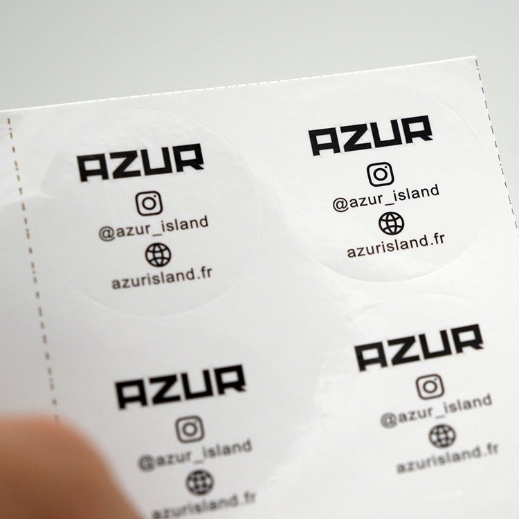 Cheaper Custom Printing Brand Logo Metal Sheets Stickers for Packaging