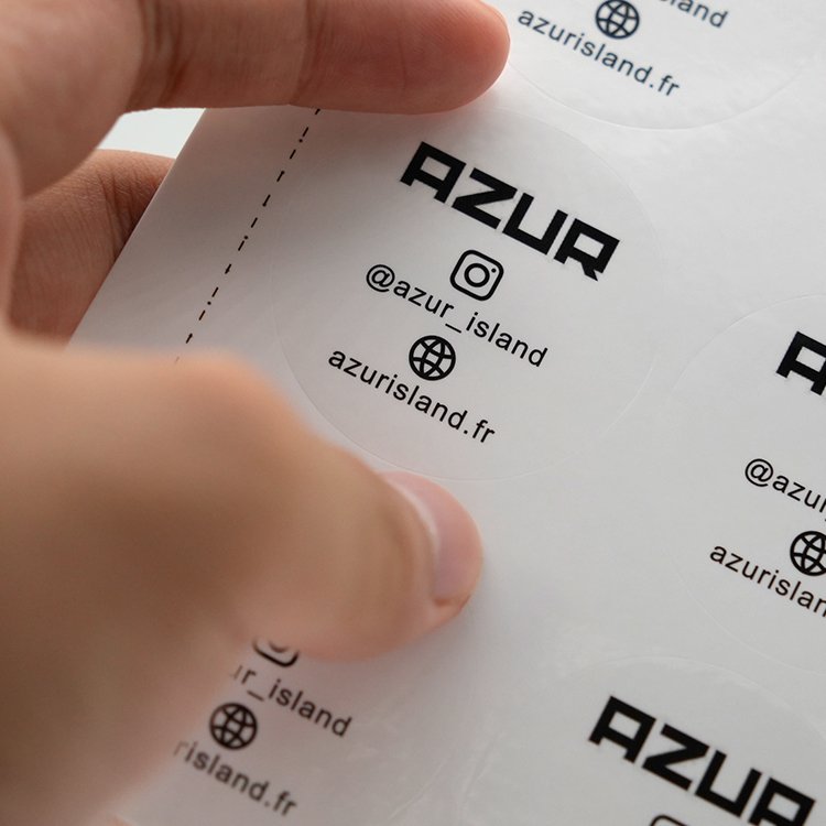 Cheaper Custom Printing Brand Logo Metal Sheets Stickers for Packaging