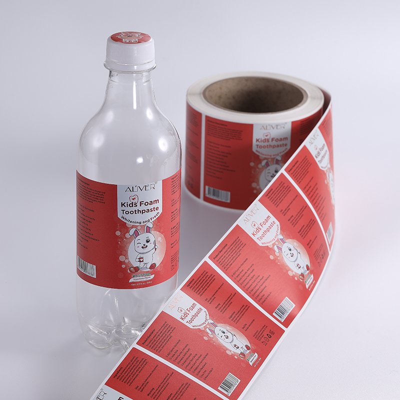 Waterproof Beauty Care Products Bottle Labels Roll Custom Logo Bath Body Care Label Printing stickers