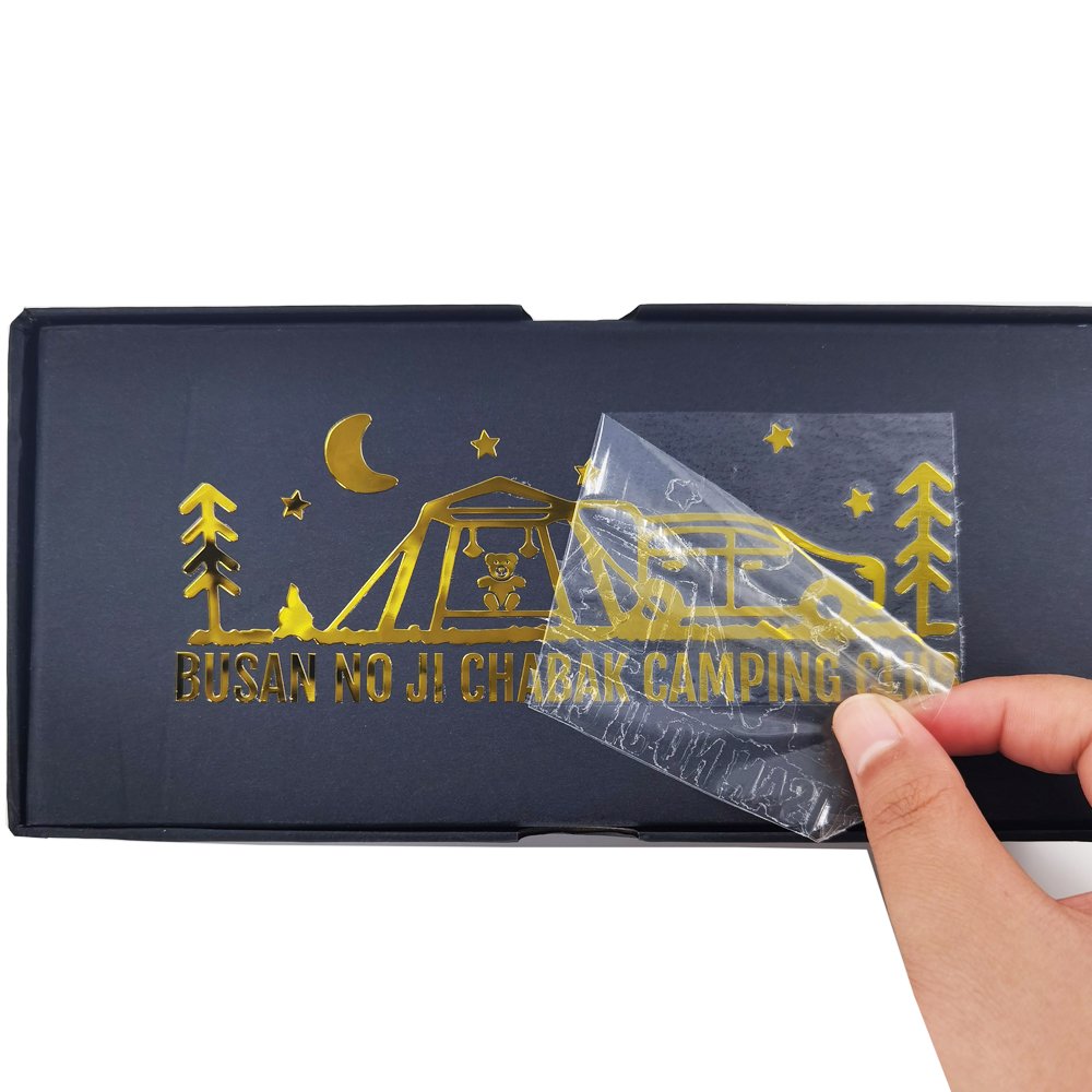 Custom Printing Luxury Gold Foil Sticker Vial Packaging Decor Peel Off Metal Logo 3D Label Transfer MC Transferable Stickers