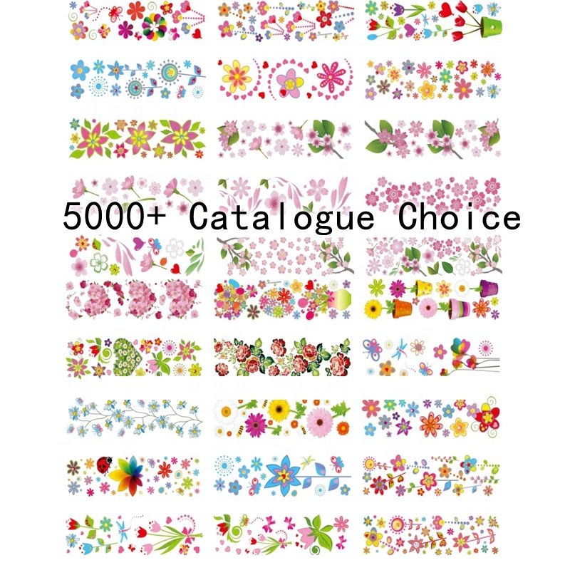 Wondove Spring Flower UV Dtf Pen Wraps Transfers Decals Pens UV DTF Stickers Cute Cartoon Halloween Stickers for Pens