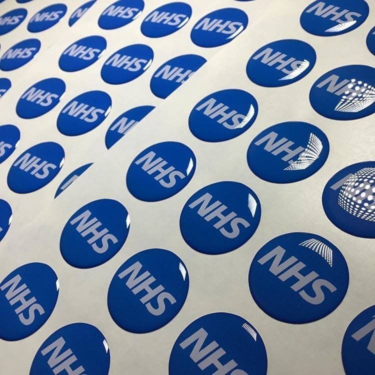 Custom shape 3D dome silicone sticker epoxy resin sticker with your company logo