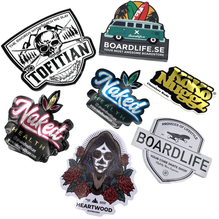 Custom Cartoon Die Cut Stickers Computer Skateboard Luggage Decoration Stickers for Small Business