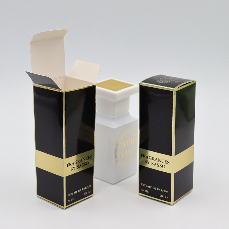 Wholesales White Gift Candle Packaging Folding Paper Box With Custom Logo