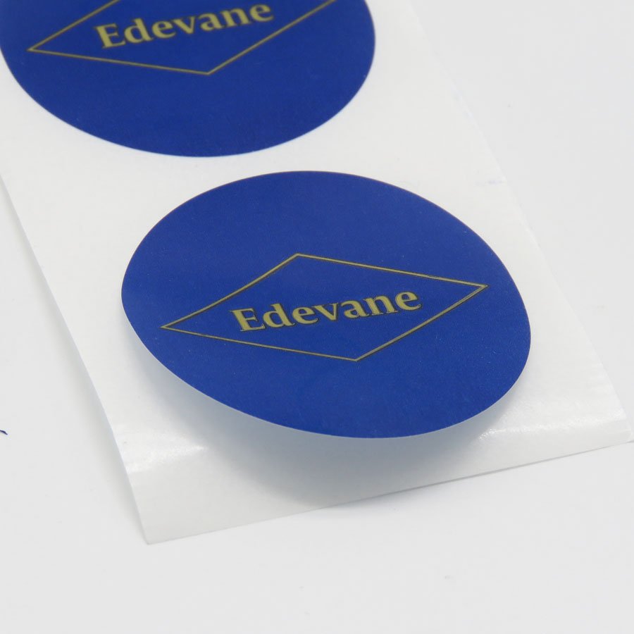 candles scented luxury private label custom printing gold logo embossed paper stickers for candles