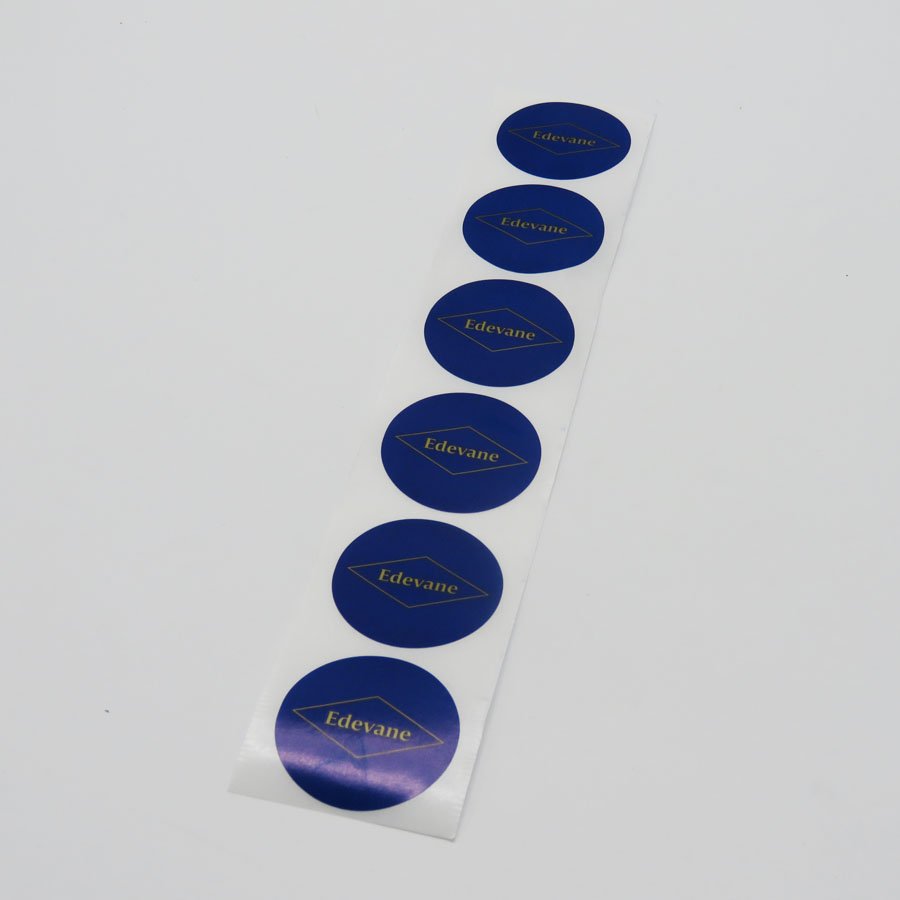 candles scented luxury private label custom printing gold logo embossed paper stickers for candles