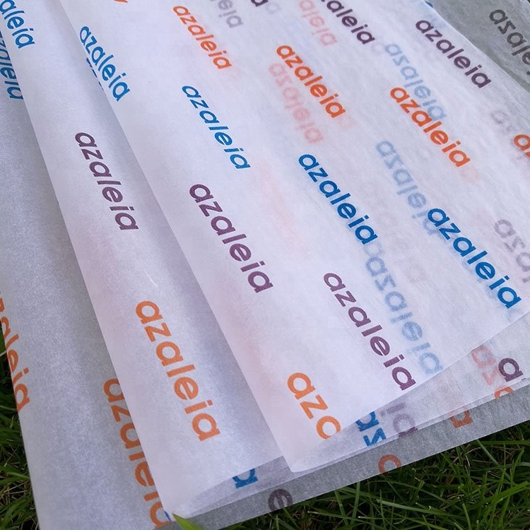 Custom Printed Logo Wrapping Tissue Paper for Gift Fruit Shoe Bag Garment Wine Shopping Etc Packing