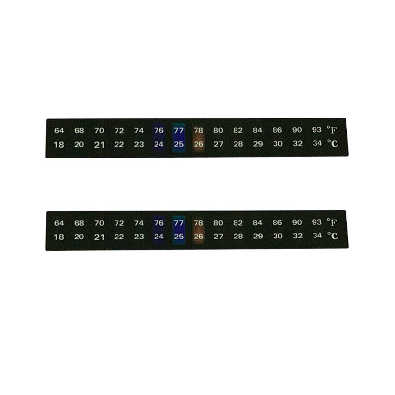 Customizable Reusable Self-Adhesive High Quality Fish Tank Thermometer Sticker