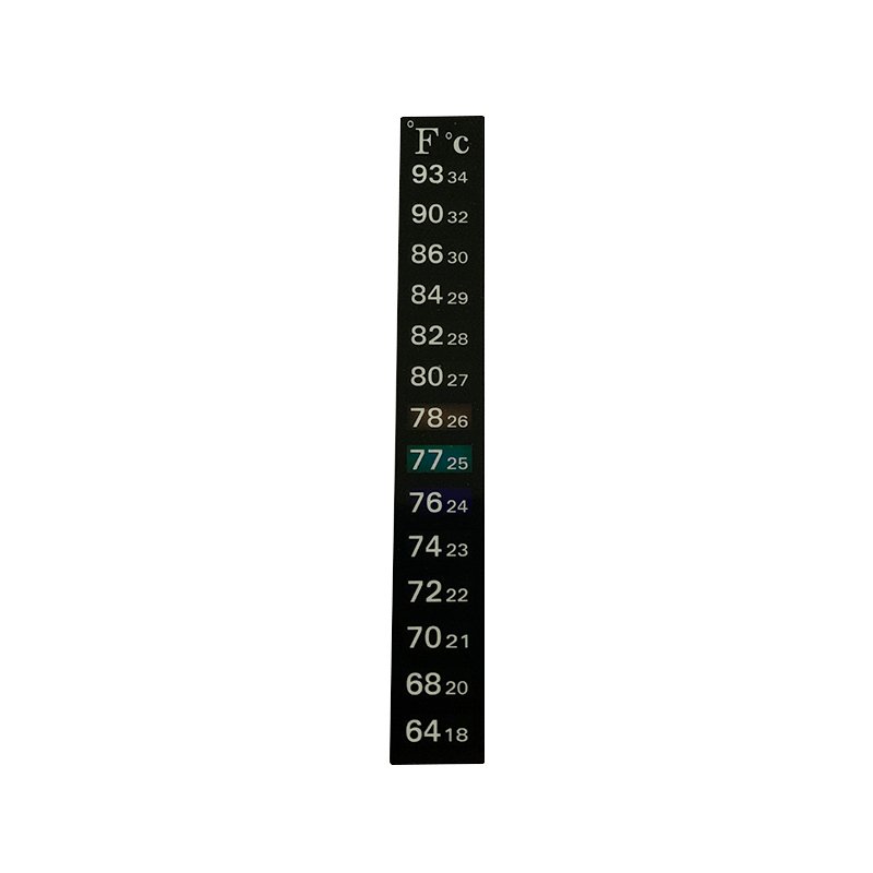 Customizable Reusable Self-Adhesive High Quality Fish Tank Thermometer Sticker
