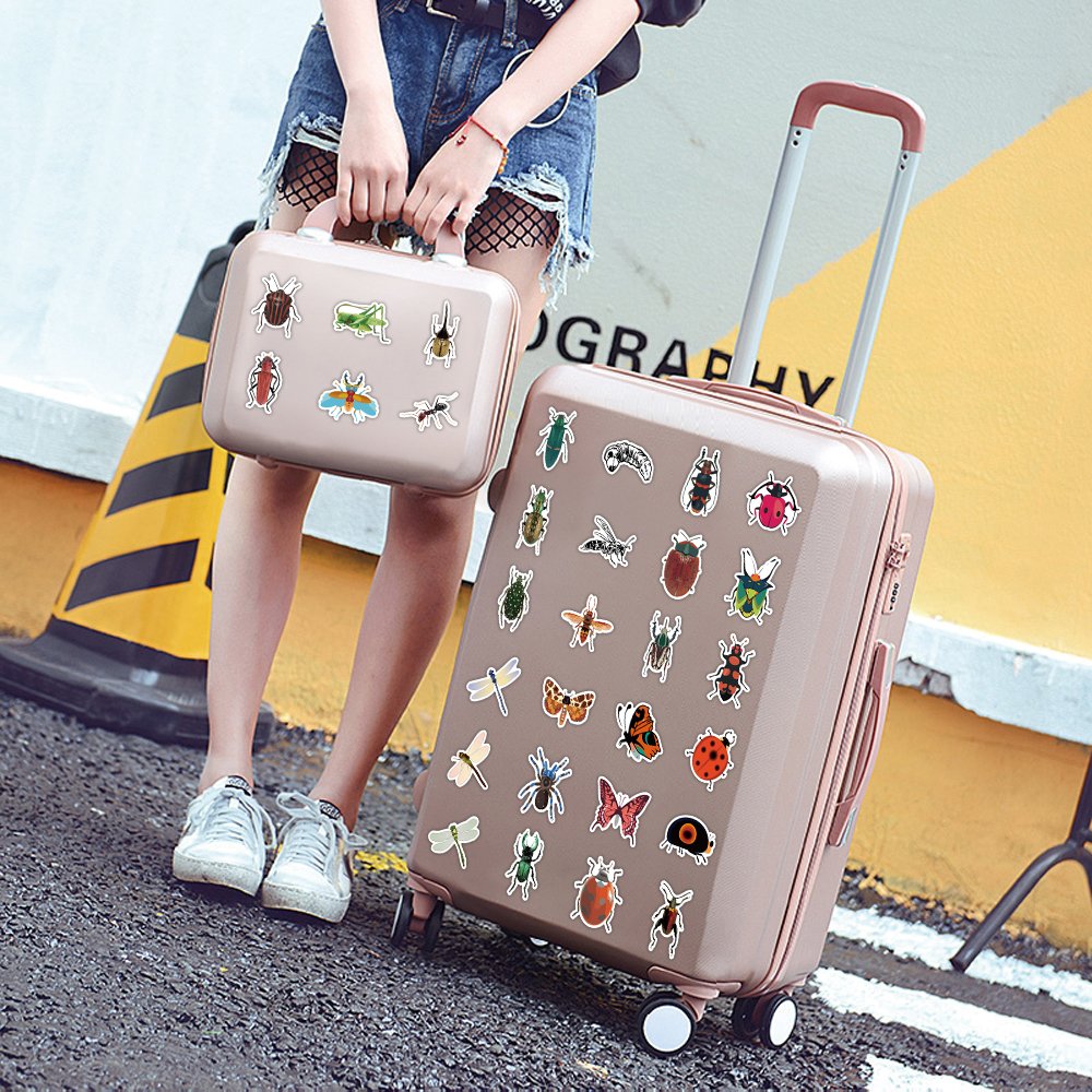 50pcs Original insects selling cartoon animals graffiti stickers for trunk mobile computer waterproof