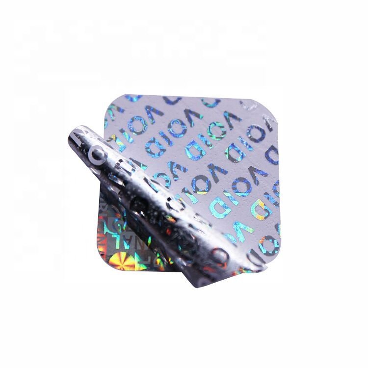 Custom High Residue Seals Warranty Hologram Security Labels PET Tamper Evident Void Stickers