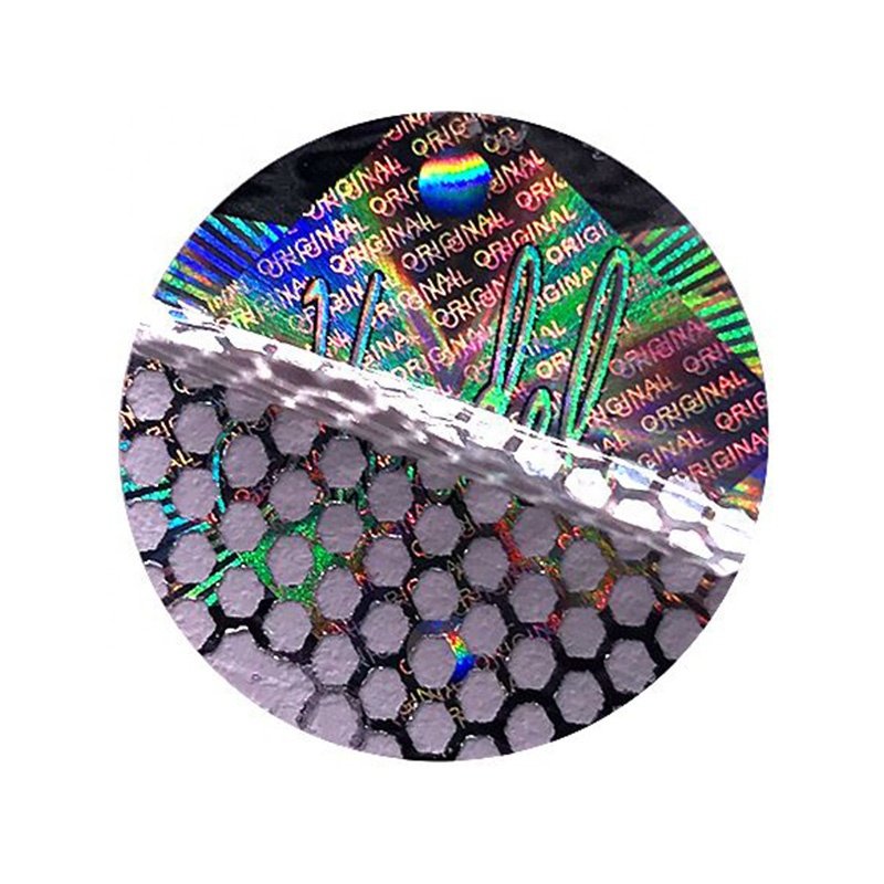 Custom High Residue Seals Warranty Hologram Security Labels PET Tamper Evident Void Stickers