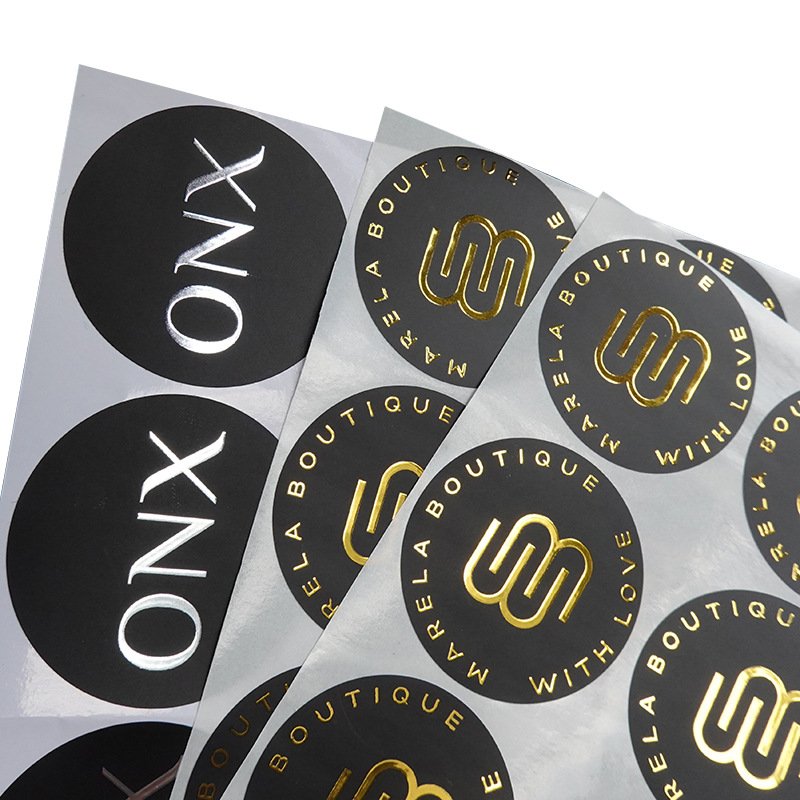 Gift Decoration Stationery Stickers Label Custom Paper Vinyl Adhesive Waterproof Printing Logo Sticker Roll