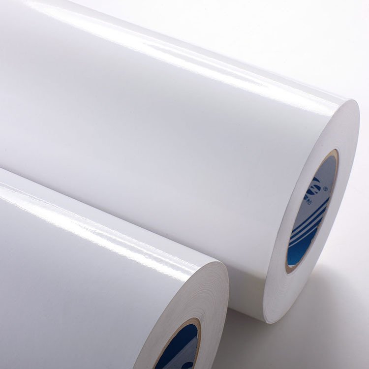 Glossy Photo Paper Roll Print Flexography Waterproof 180 230 260 220g Shenzhen Industry Inkjet Printer Vinyl Adhesive Sticker
