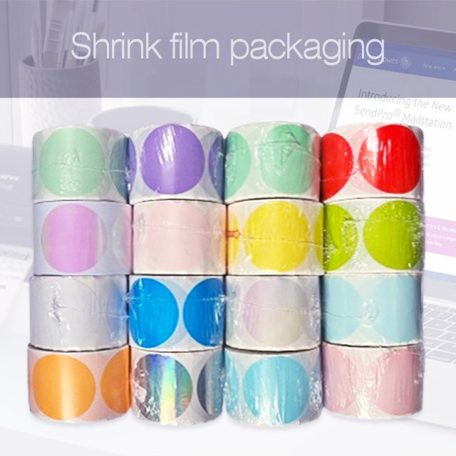 2-Inch Direct Thermal Waterproof Sticker Labels Roll | Barcode, Color Options: Red, Purple, Orange, Yellow, Green, Pink, Blue