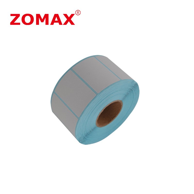 Custom Printing Thermal Barcode Paper Label Sticker Roll 3000 Labels Thermal Paper Roll 80x80 Custom Wholesale Blank White ZOMAX