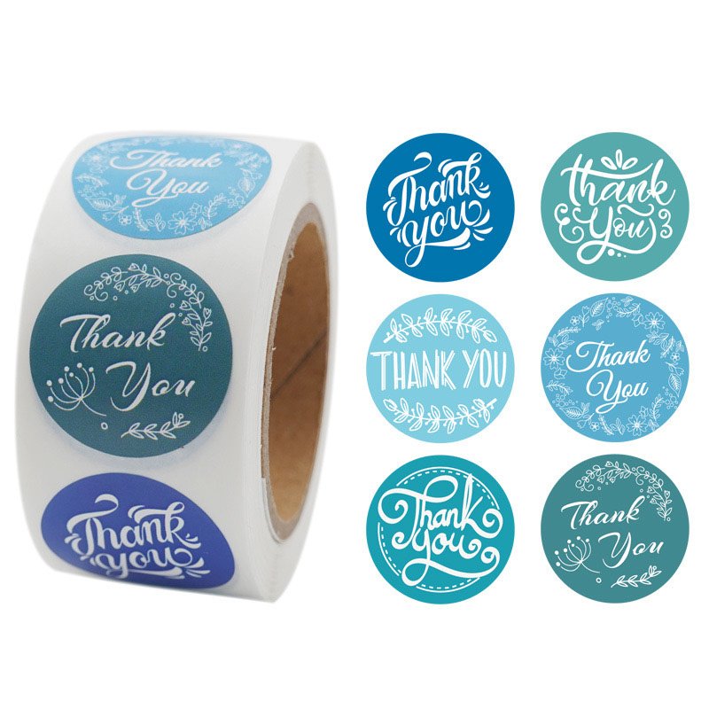 Stickers Manufacturer Custom Printed Waterproof Synthetic Paper Adhesive Vinyl Round Logo Roll Sticker