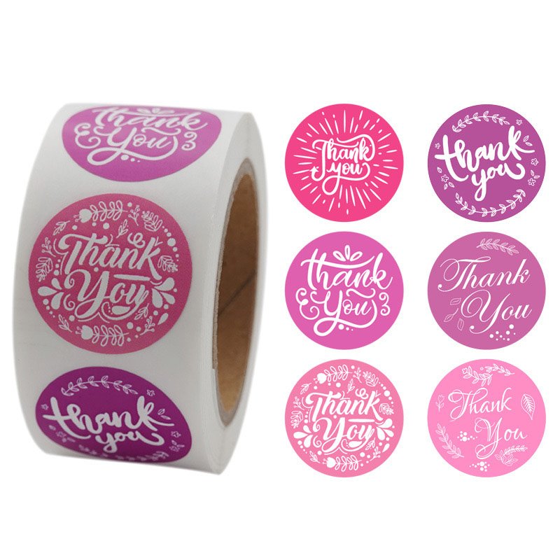 Stickers Manufacturer Custom Printed Waterproof Synthetic Paper Adhesive Vinyl Round Logo Roll Sticker