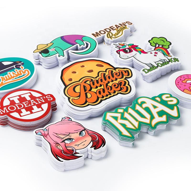 Custom LOGO Printing Die Cut Vinyl stickers Custom Waterproof Cartoon stickers Manufacturers Custom Labels