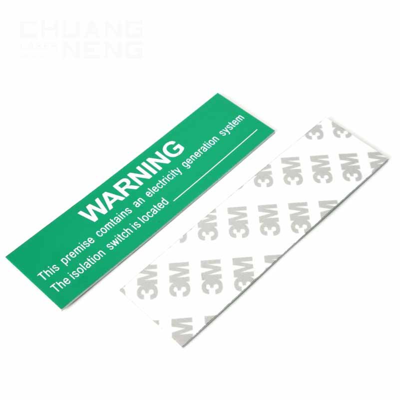 Residential Commercial PV Solar Project Warning Sticker Labels Photovoltaic Battery Authorised Access System Residential