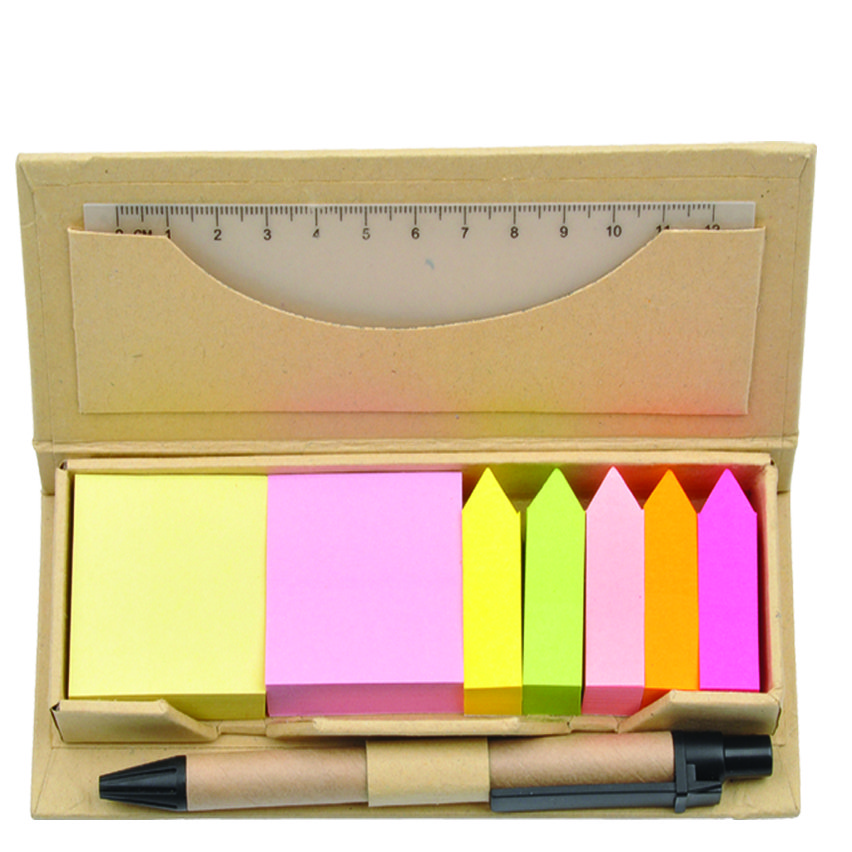 Promotion 600 post stickers Cute foil notebook marker sticky notes pad stationery supplies memo pad with paper box