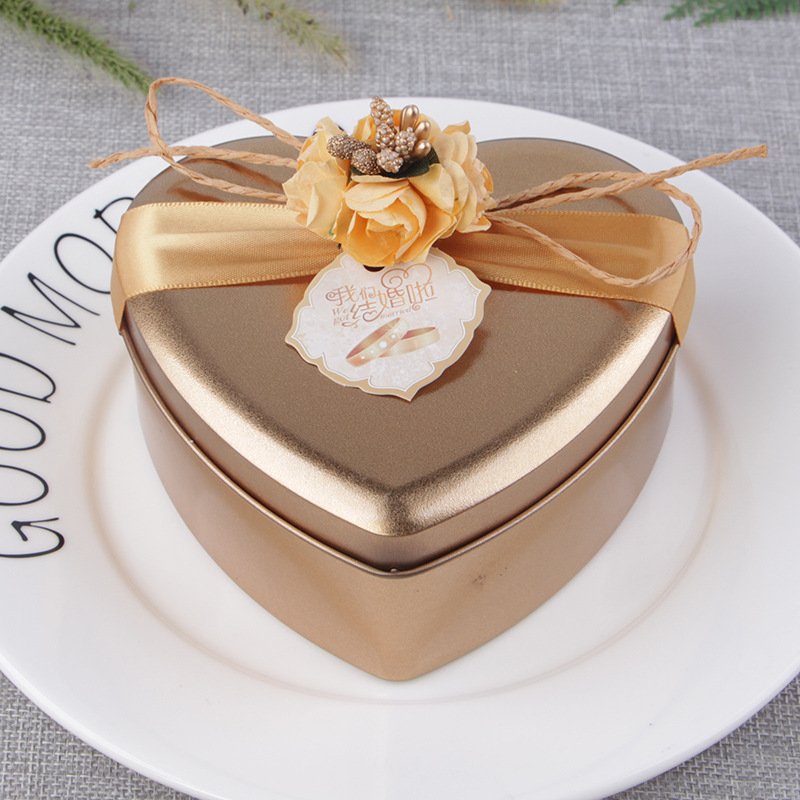 factories for salemetal with lids heart shape biscuits and cookies case metal packaging stackable can wedding tin box
