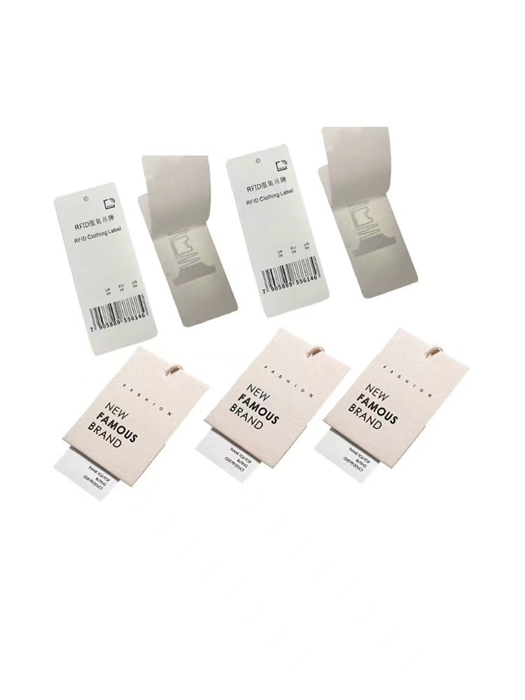 Active NFC Long Range 13.56 MHZ Sticker rfid Clothing Tag Price ISO 18000 UHF Jewelry Label Tracking Tags