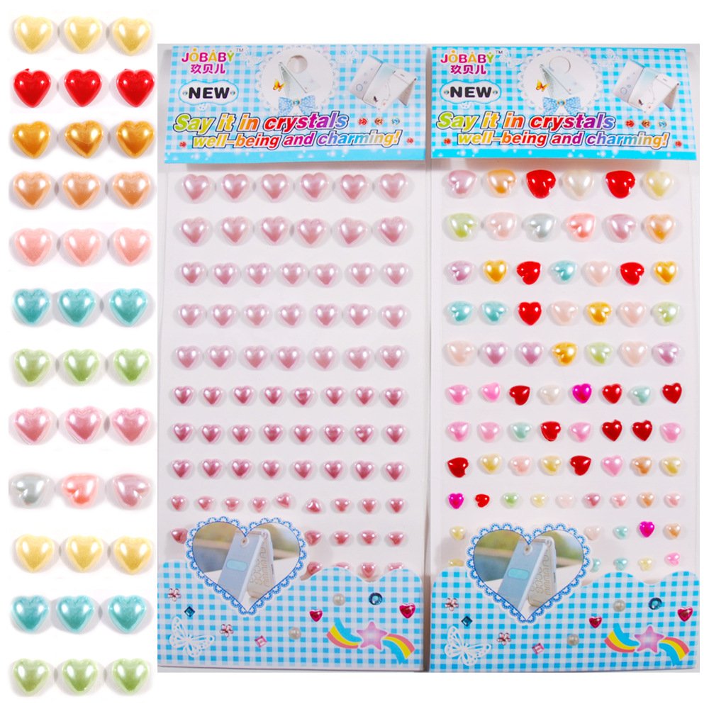 Self-adhesive Sticker Bling Craft Rhinestones Temporary Diamond Gems Sticker Crystal Iron On Stickers