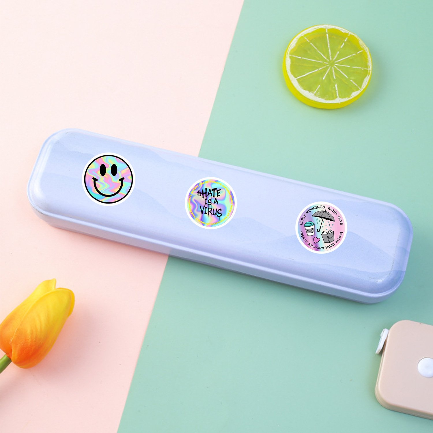 50pcs/bag Cute Funny Sticker Removable Water Proof Vinyl Stickers for notebook Laptop Guitar skateboard decoration