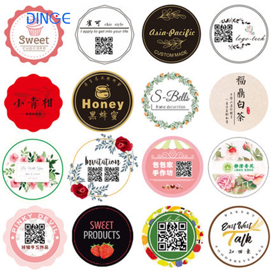 Adhesive Label Eyelash Private Sticker Label Custom Vinyl Paper Waterproof Film Self-adhesive Label Vinyl Self Roll Silicone