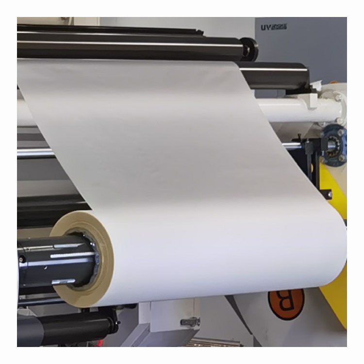 Wet Tissue Package Window Reclosure Sticker Raw Material Synthetic Paper Removable Easy Remove Labeling Master Jumbo Roll