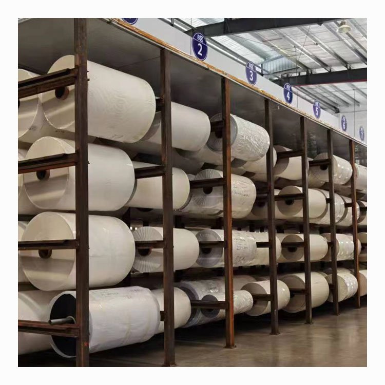 Wet Tissue Package Window Reclosure Sticker Raw Material Synthetic Paper Removable Easy Remove Labeling Master Jumbo Roll