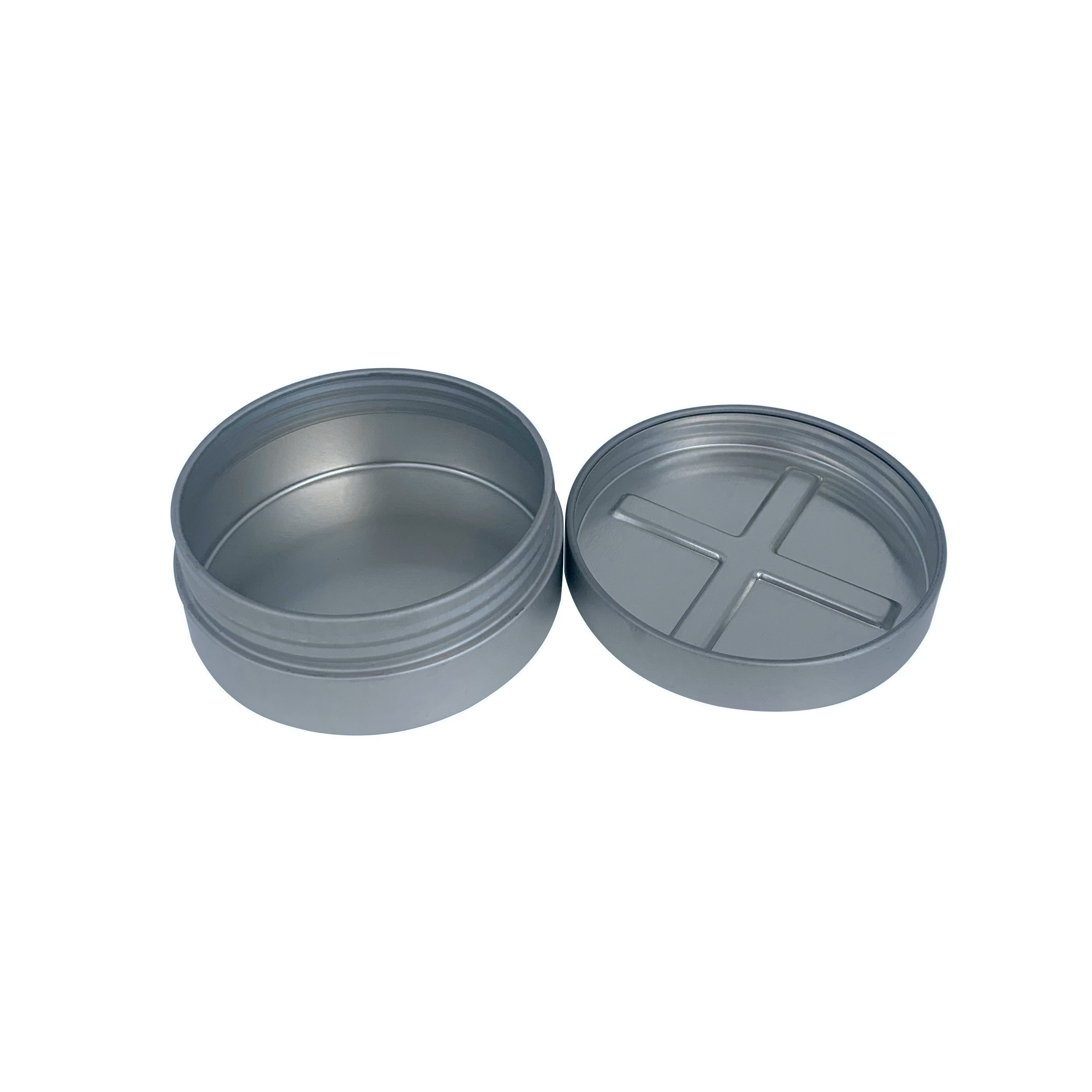 Child Resistant Custom Printing Round Tin Box with Screw Top for Mint Candy Chewing Gum Packaging