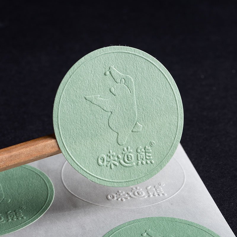 Stickers Custom embossed printing baking packaging label perfume bottle stickers