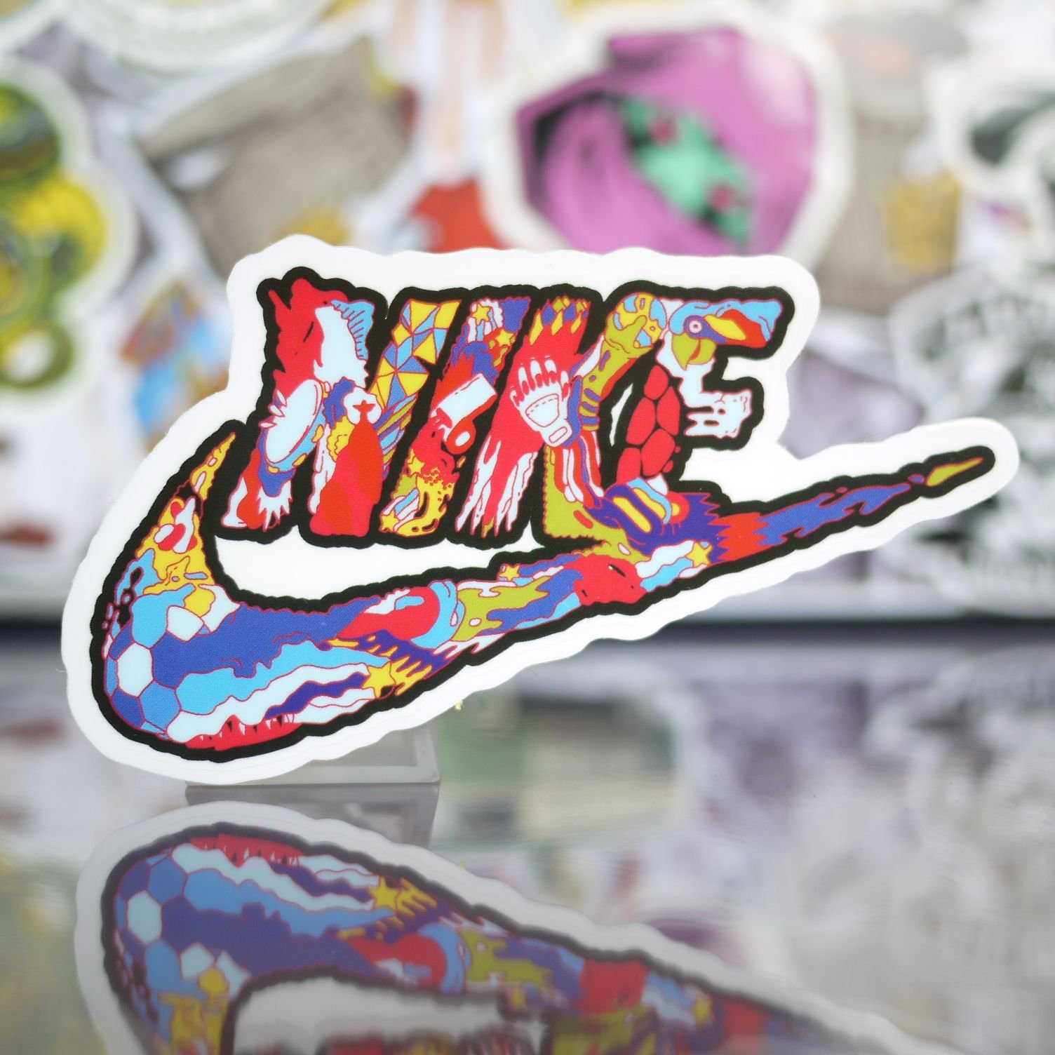 custom aesthetic cartoon graffiti stickers