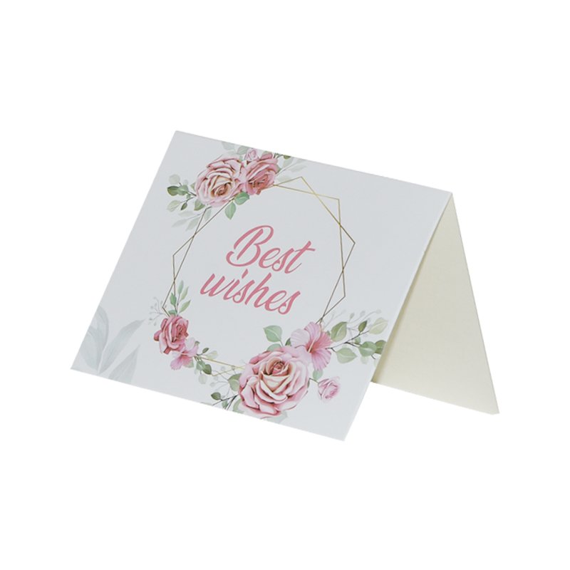 Custom 4X6 Mini Luxury Visite Scratch Post For Business Printing With Envelope And Stickers Blue Insert Note Thank You Card