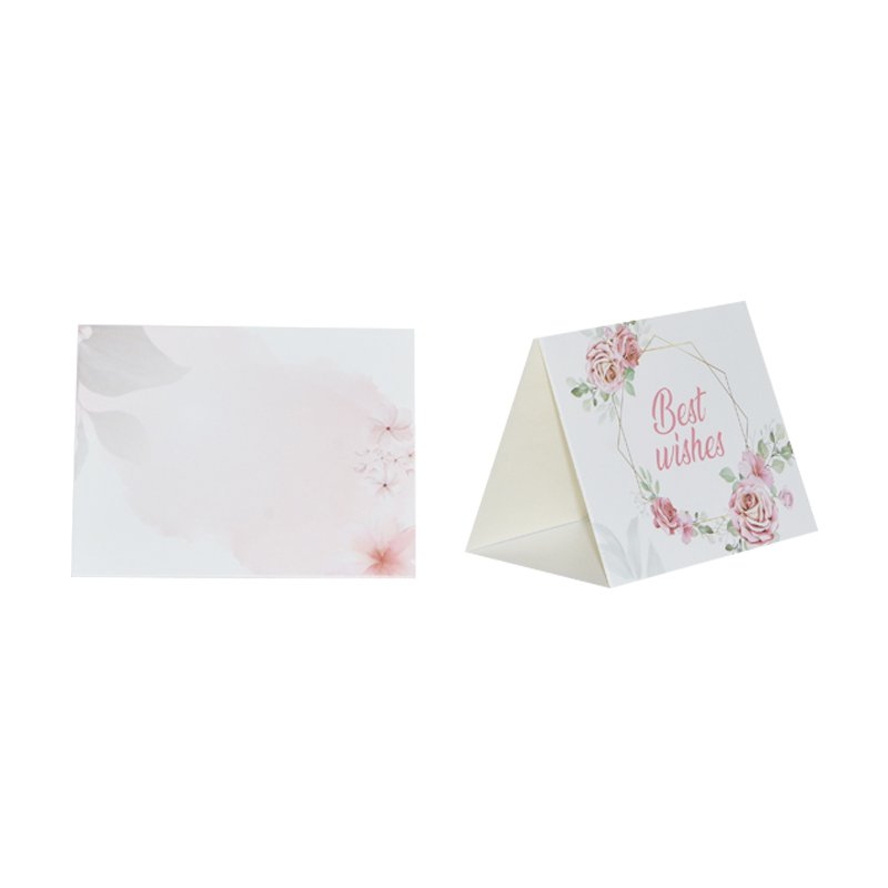 Custom 4X6 Mini Luxury Visite Scratch Post For Business Printing With Envelope And Stickers Blue Insert Note Thank You Card