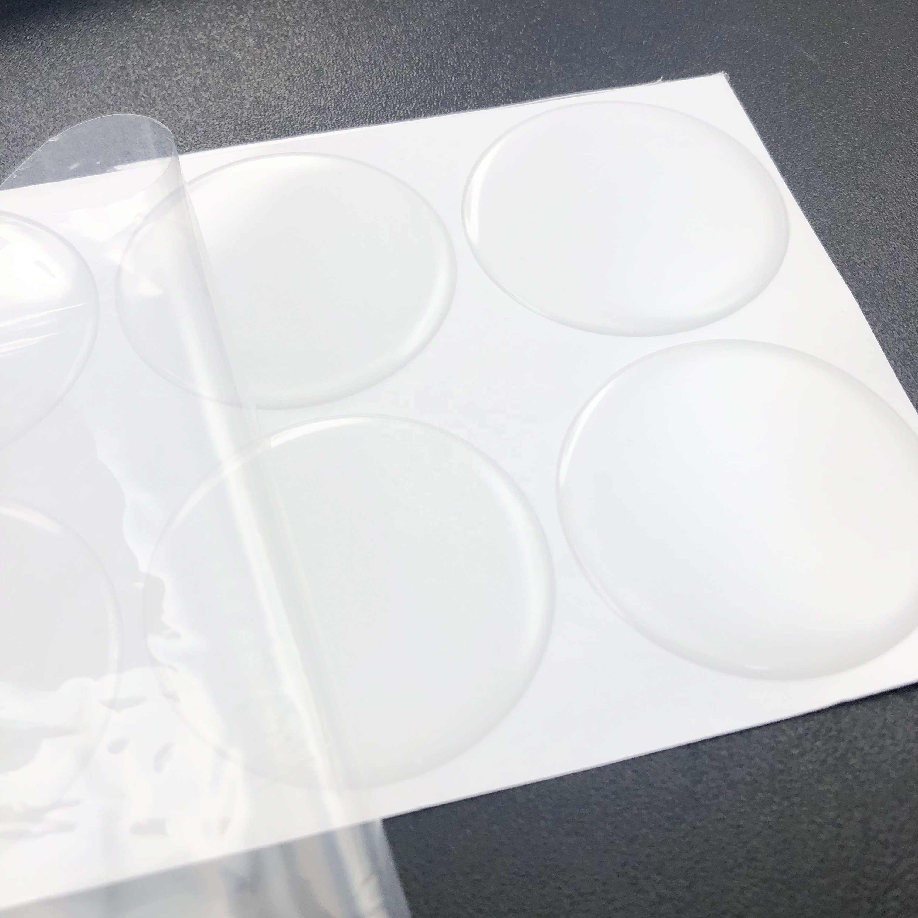 50mm Clear Round Epoxy Sticker Circle Epoxy Dome Stickers