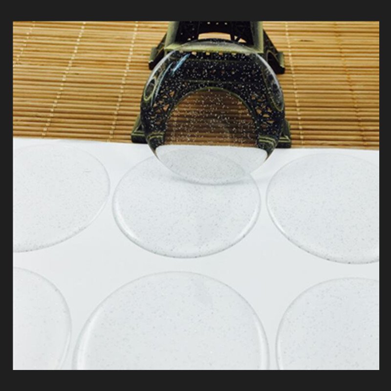 50mm Clear Round Epoxy Sticker Circle Epoxy Dome Stickers