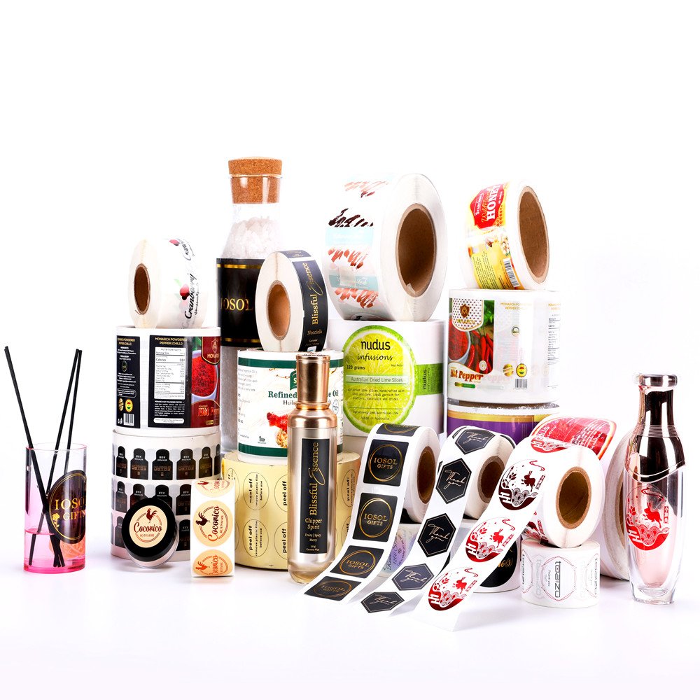 Handmade printer packaging label Adhesive logo sticker paper sheet printer custom die cut decorative stickers