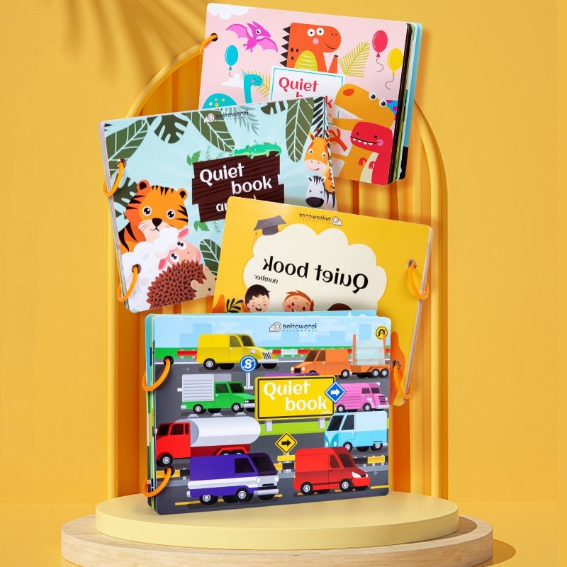 Children Early Education Learning Animal Activity Reusable Kids Sticker Book