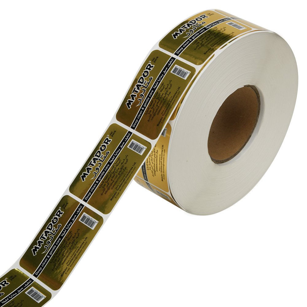 Customized A6 blank waterproof label roll and 4X6 thermal label sticker for printer labels