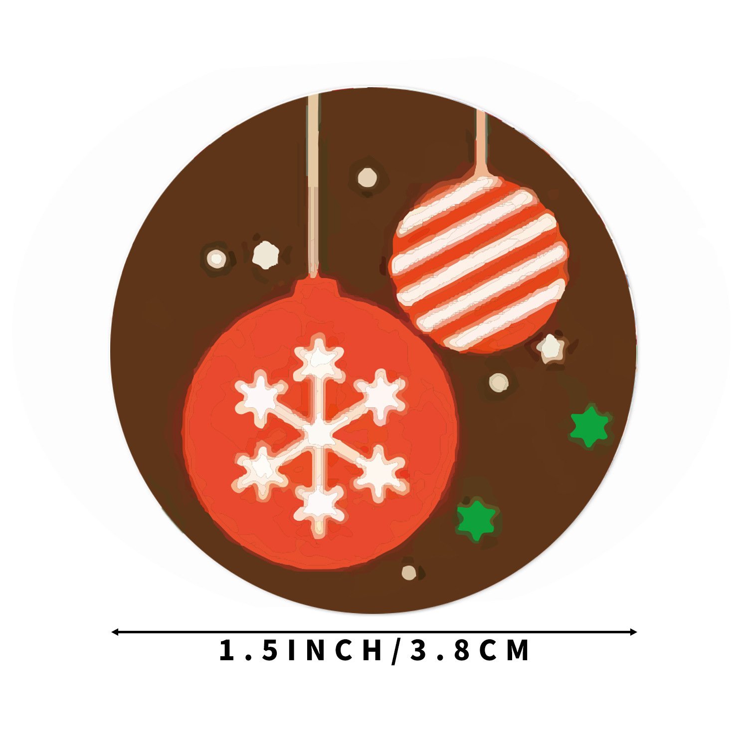 Customized Size Direct Thermal Labels Colorful Round Thermal Label Self Adhesive Printable Circle Stickers