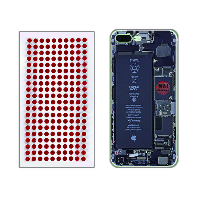 Custom Irreversible Product Warranty Color Changing Water Sensitive Damage Indicator Sticker For Phone
