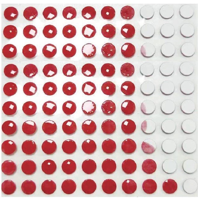 Custom Irreversible Product Warranty Color Changing Water Sensitive Damage Indicator Sticker For Phone