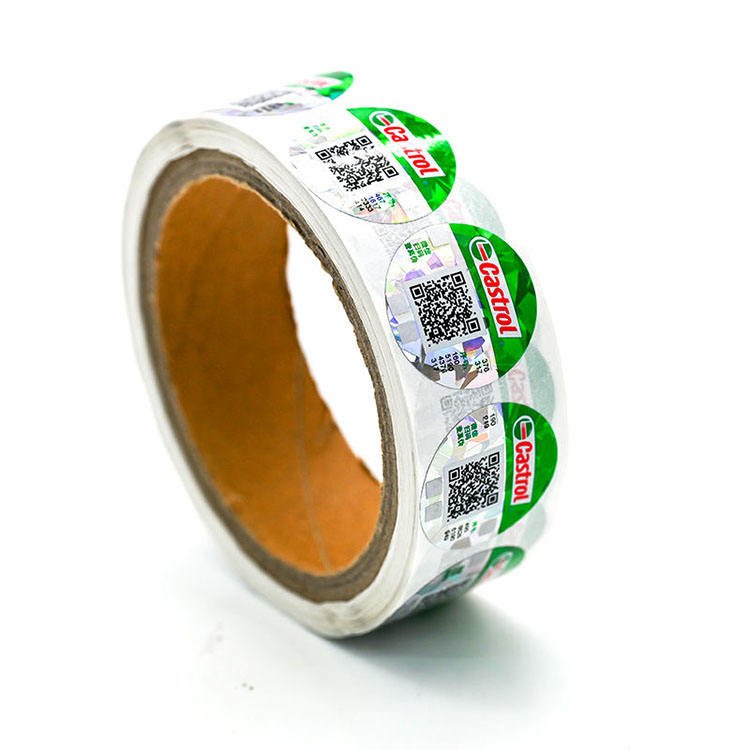 Custom Tamper Proof Tags Scratch-off Anti-counterfeit Label With Unique Number Security Authenticity 3D Hologram QR Code Sticker