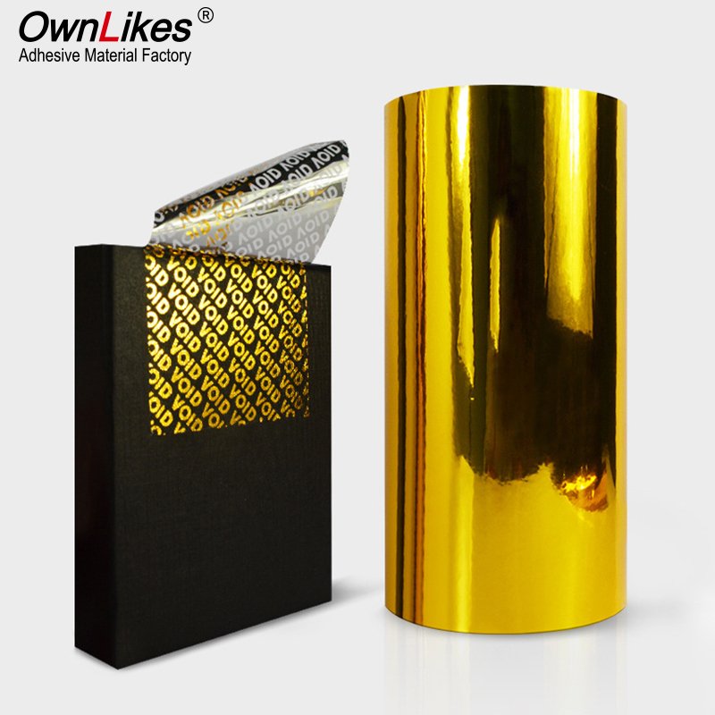A4 140g Glossy Golden Metal Brushed Texture Waterproof Quick Drying Inkjet Sticker Adhesive Sticker Printable