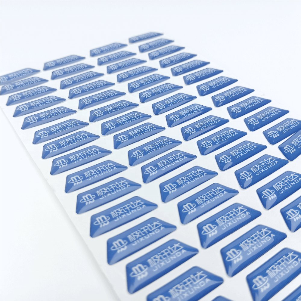 Factory Adhesive Company Logo Printing Resin Crystal Dome 3D Custom Epoxy Sticker