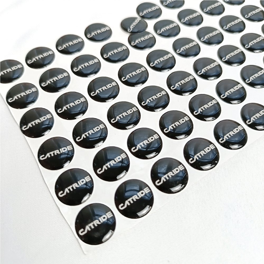 Factory Adhesive Company Logo Printing Resin Crystal Dome 3D Custom Epoxy Sticker