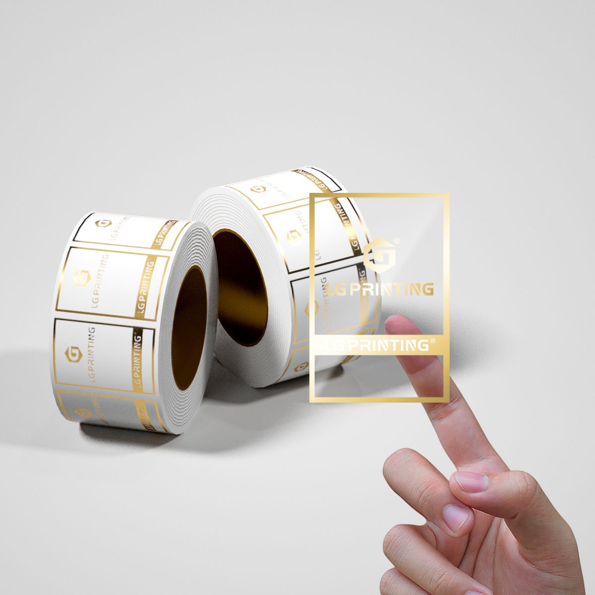 China Manufacture custom stickers logo printing vinyl sticker paper sticker for packaging